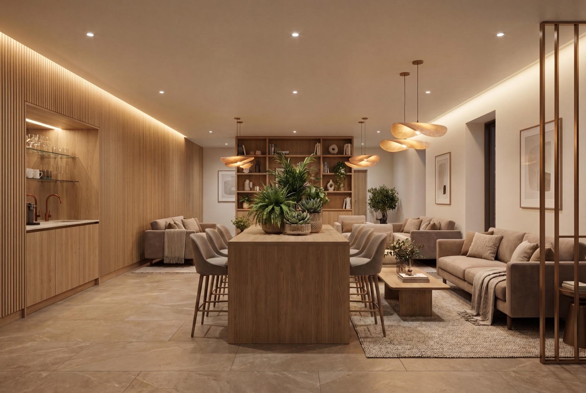 The residents' lounge at Imperial Exchange