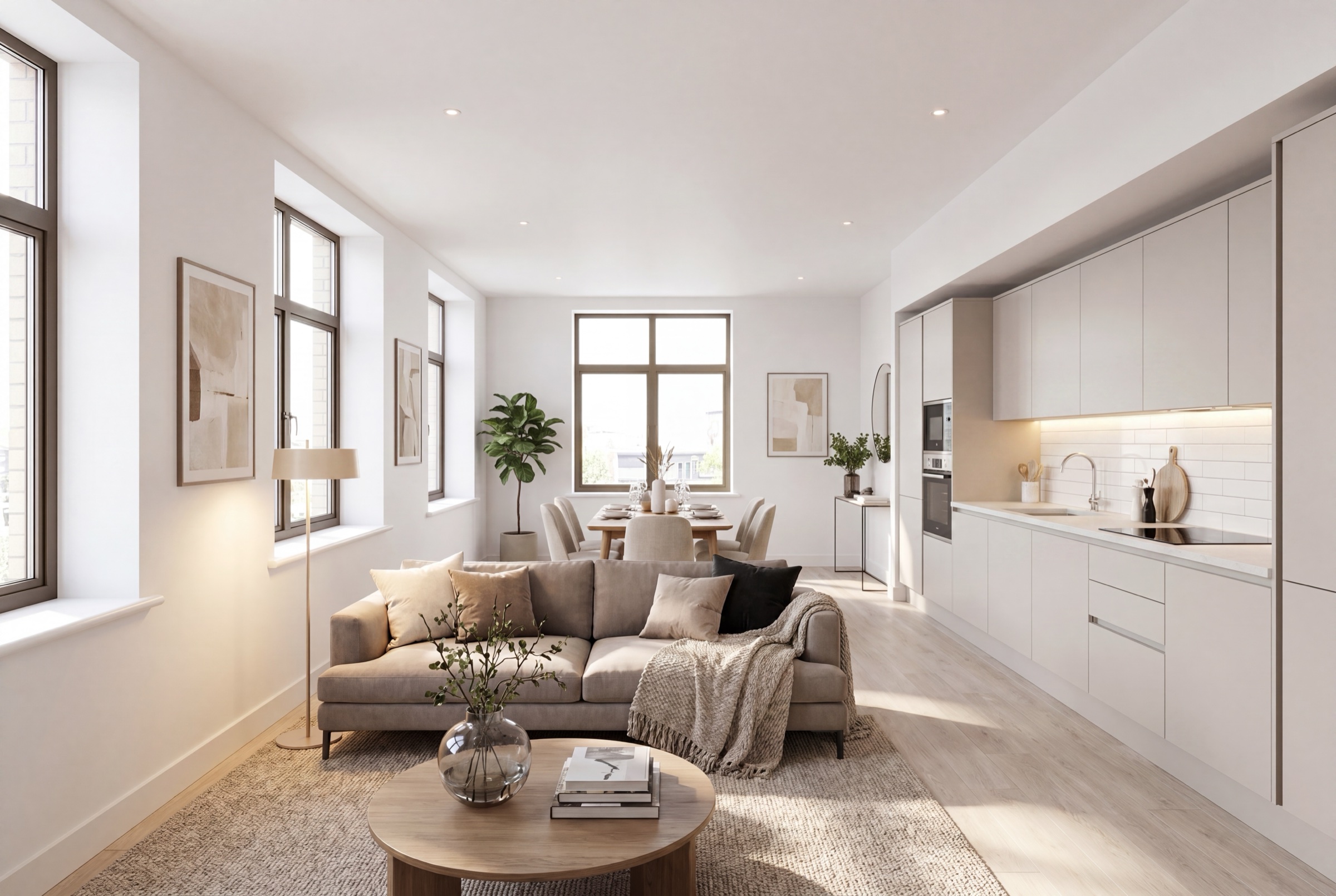 Two-bedroom living area